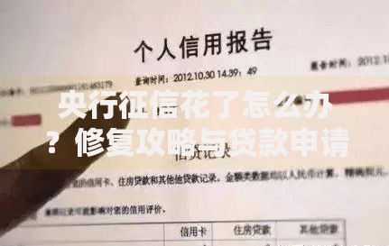 央行征信花了怎么办？修复攻略与贷款申请技巧