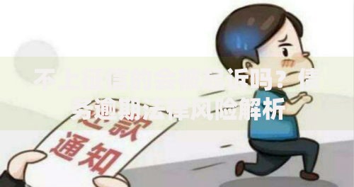 不上征信的会被起诉吗？债务逾期法律风险解析