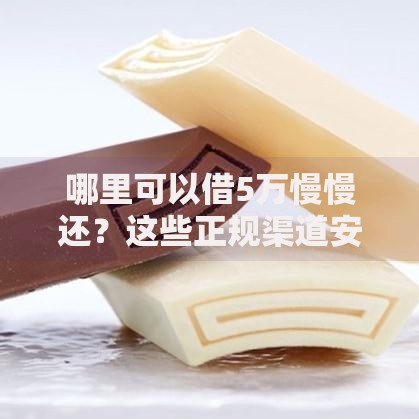 哪里可以借5万慢慢还？这些正规渠道安全可靠