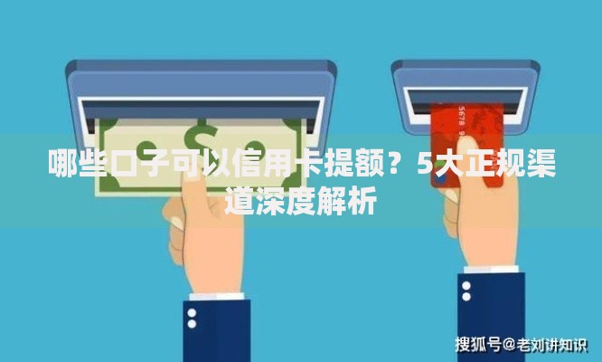 哪些口子可以信用卡提额？5大正规渠道深度解析