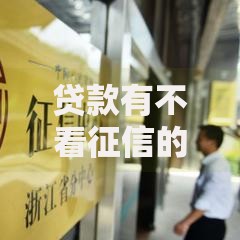 贷款有不看征信的吗？五类正规渠道深度解析