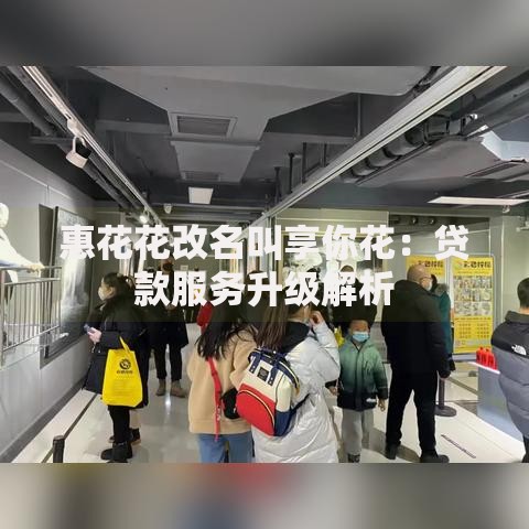 惠花花改名叫享你花：贷款服务升级解析