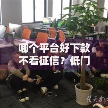 哪个平台好下款不看征信?低门槛贷款渠道深度解析 哪个平台好下款不看征信?低门槛贷款渠道深度解析