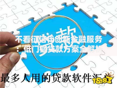 不看征信代创新金融服务：低门槛贷款方案全解析