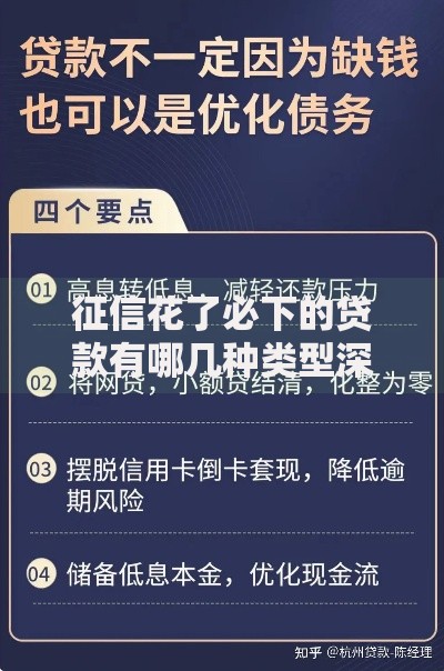 征信花了必下的贷款有哪几种类型深度解析