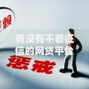 有没有不看征信的网贷平台?深度解析贷款选择路径 有没有不看征信的网贷平台?深度解析贷款选择路径