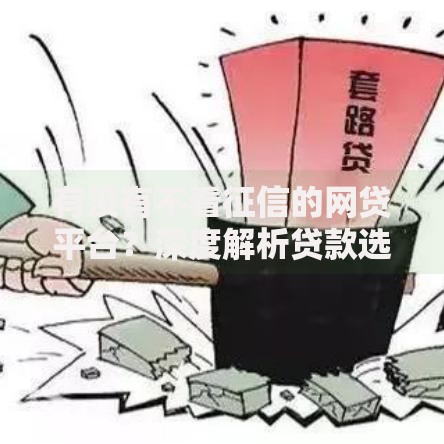 有没有不看征信的网贷平台?深度解析贷款选择路径 有没有不看征信的网贷平台?深度解析贷款选择路径