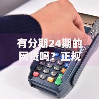 有分期24期的网贷吗？正规平台申请指南