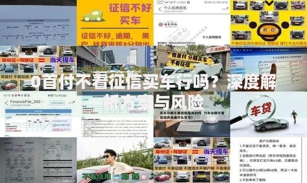 0首付不看征信买车行吗？深度解析方案与风险