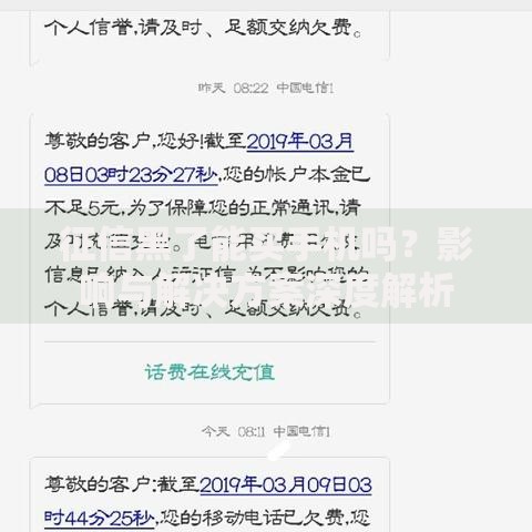 征信黑了能买手机吗？影响与解决方案深度解析