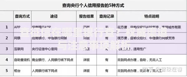 查征信在哪里银行查？权威渠道与注意事项解析