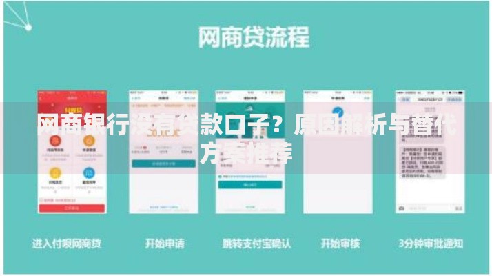 网商银行没有贷款口子？原因解析与替代方案推荐