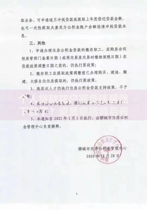 个人贷款花户高负债居然下款了？资质审核背后有何逻辑