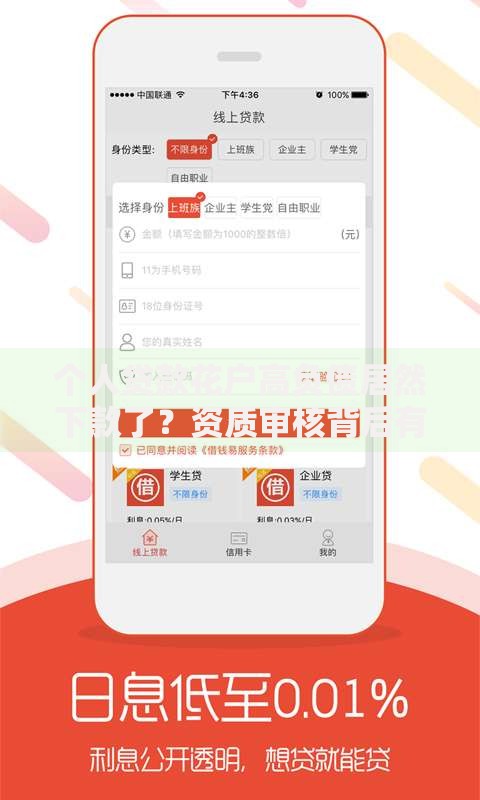 个人贷款花户高负债居然下款了？资质审核背后有何逻辑