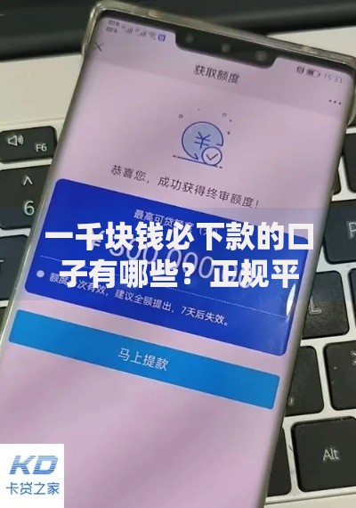 一千块钱必下款的口子有哪些？正规平台解析