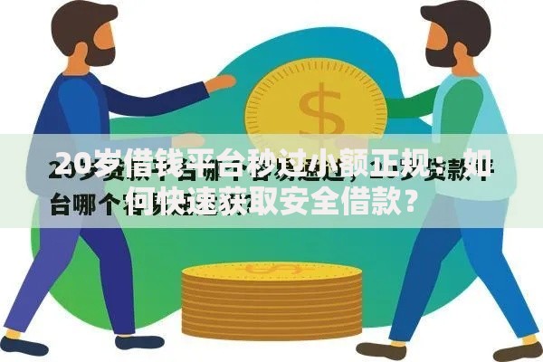20岁借钱平台秒过小额正规：如何快速获取安全借款？