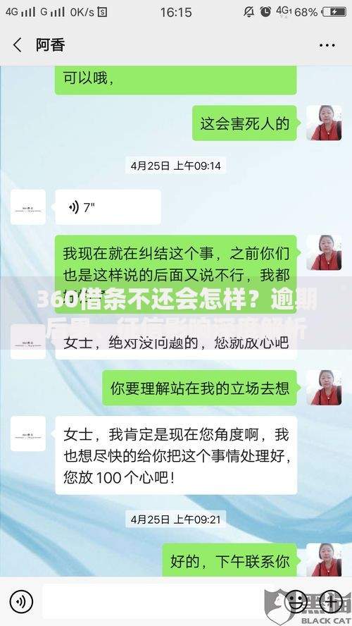 360借条不还会怎样？逾期后果、征信影响深度解析