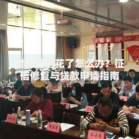 老婆征信花了怎么办？征信修复与贷款申请指南