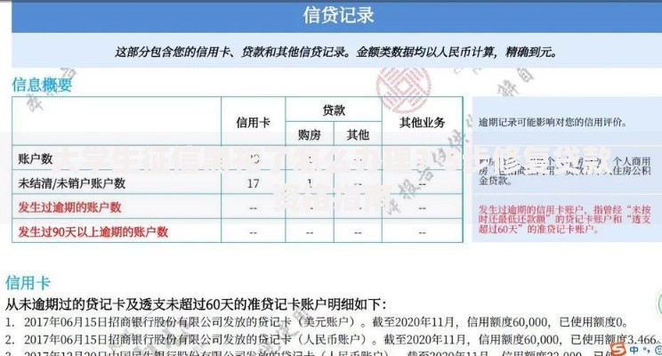 大学生征信黑花了怎么办理？5步修复贷款资格指南