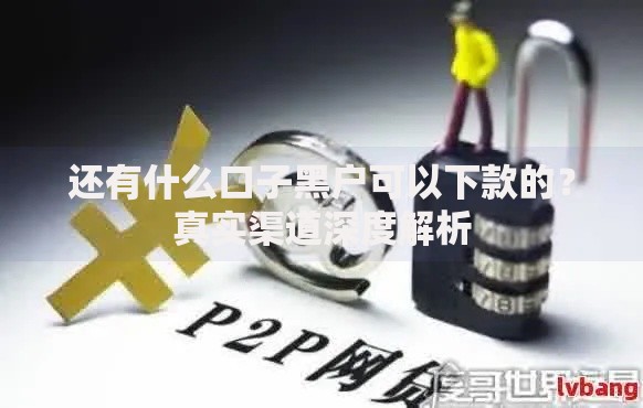 还有什么口子黑户可以下款的？真实渠道深度解析