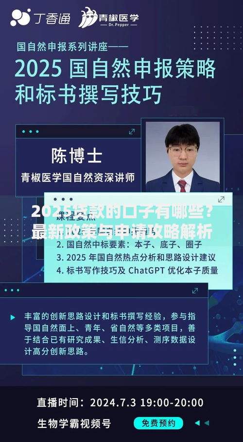 2025贷款的口子有哪些？最新政策与申请攻略解析