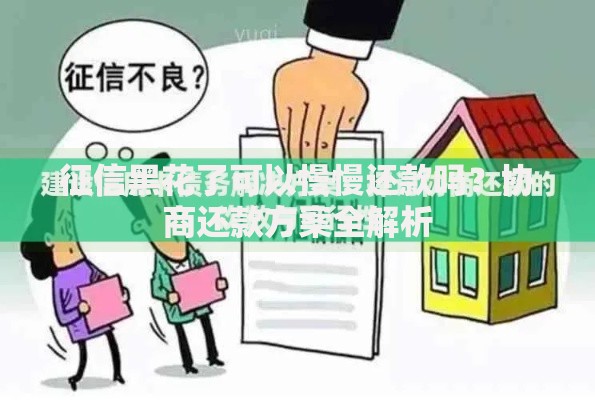 征信黑花了可以慢慢还款吗？协商还款方案全解析