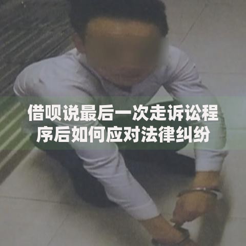 借呗说最后一次走诉讼程序后如何应对法律纠纷