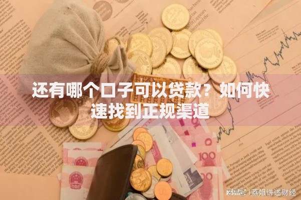还有哪个口子可以贷款？如何快速找到正规渠道