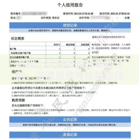 逾期上征信和黑名单的分别：法律后果与修复路径解析