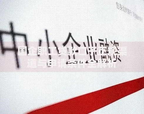 国企职工贷款口子正规渠道与申请条件全解析