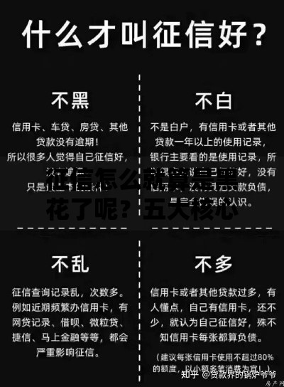 征信怎么就算是黑花了呢?五大核心原因与修复指南 征信怎么就算是黑花了呢?五大核心原因与修复指南