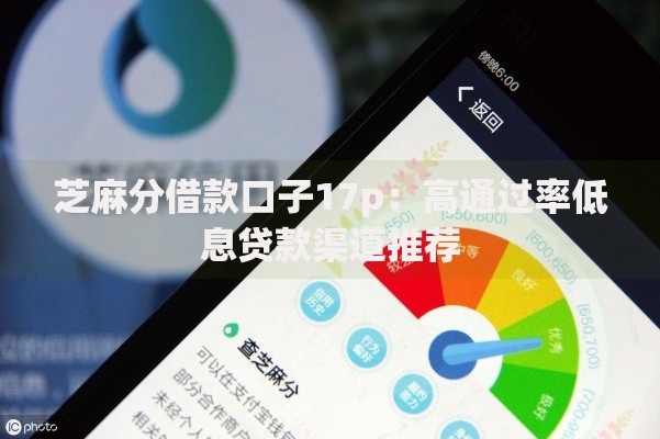 芝麻分借款口子17p：高通过率低息贷款渠道推荐
