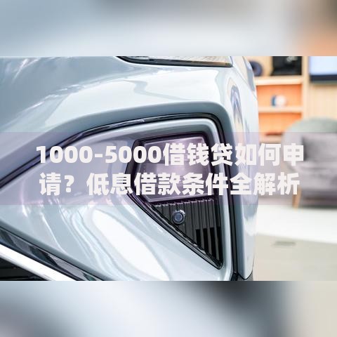 1000-5000借钱贷如何申请?低息借款条件全解析 1000-5000借钱贷如何申请?低息借款条件全解析