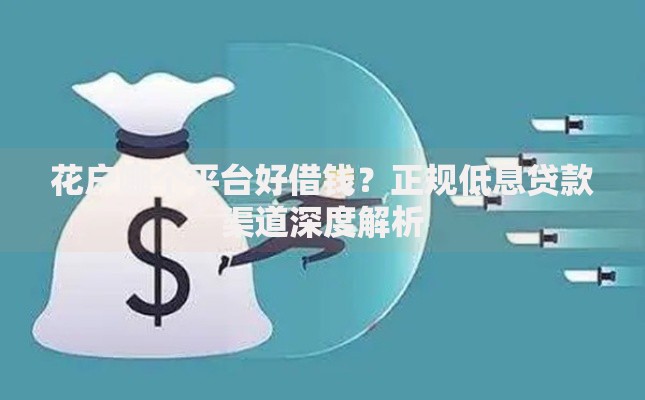 花户哪个平台好借钱?正规低息贷款渠道深度解析 花户哪个平台好借钱?正规低息贷款渠道深度解析
