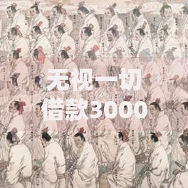 无视一切借款3000必下款：快速到账的真相解析