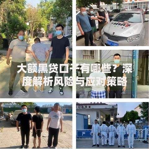 大额黑贷口子有哪些？深度解析风险与应对策略