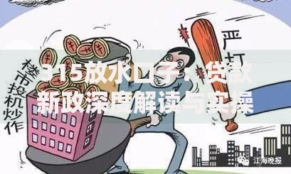 315放水口子：贷款新政深度解读与实操指南