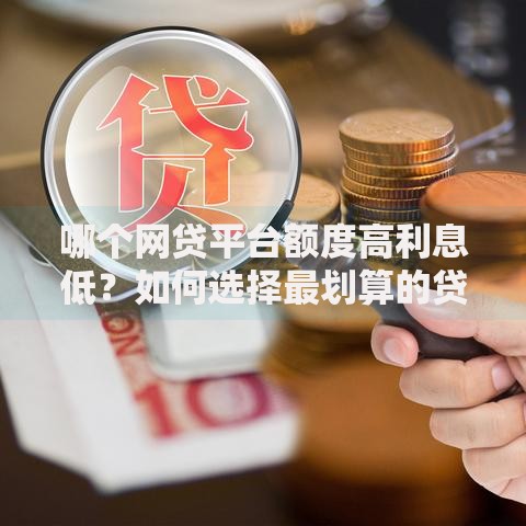 哪个网贷平台额度高利息低？如何选择最划算的贷款方案？