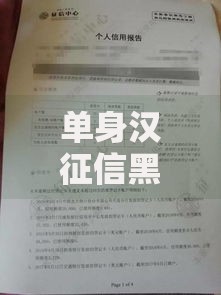 单身汉征信黑花了会怎么申请贷款与补救