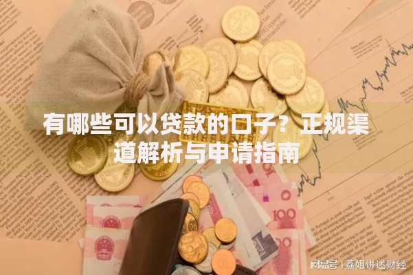 有哪些可以贷款的口子？正规渠道解析与申请指南