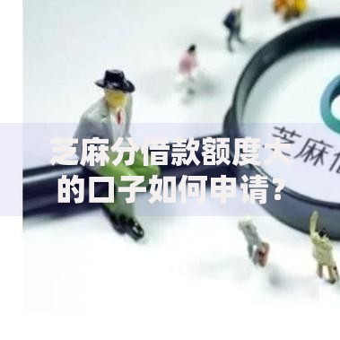 芝麻分借款额度大的口子如何申请？高额度平台解析