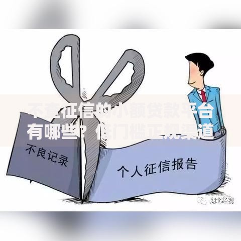 不查征信的小额贷款平台有哪些？低门槛正规渠道盘点