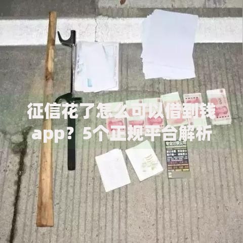 征信花了怎么可以借到钱app？5个正规平台解析