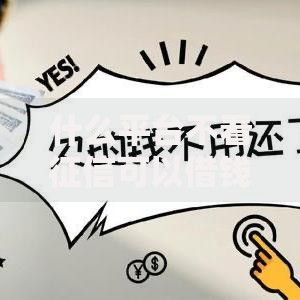 什么平台不看征信可以借钱？合规借贷渠道解析