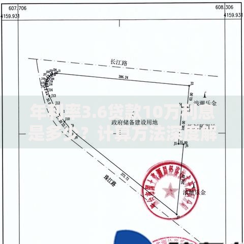 年利率3.6贷款10万利息是多少？计算方法深度解析