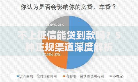 不上征信能贷到款吗？5种正规渠道深度解析