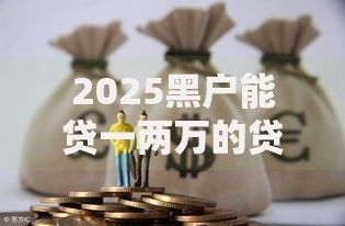 2025黑户能贷一两万的贷款平台有哪些？最新政策解析