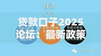 贷款口子2025论坛：最新政策与合规产品深度解析
