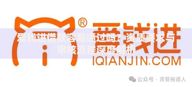 爱钱进借款容易通过吗？资质要求与审核流程深度解析