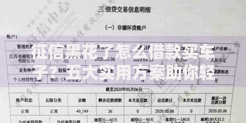 征信黑花了怎么借款买车子？五大实用方案助你轻松购车